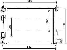 Ava Quality Cooling HYA2277 - Hladnjak, hladjenje motora www.molydon.hr