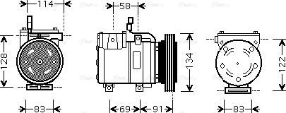 Ava Quality Cooling HYAK199 - Kompresor, klima-Uređaj www.molydon.hr