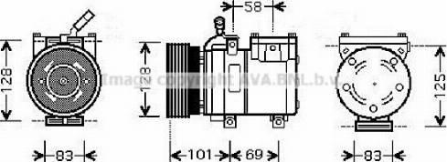 Ava Quality Cooling HYAK159 - Kompresor, klima-Uređaj www.molydon.hr