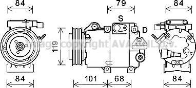 Ava Quality Cooling HYAK374 - Kompresor, klima-Uređaj www.molydon.hr