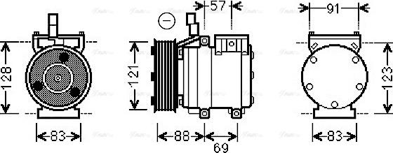 Ava Quality Cooling HYAK258 - Kompresor, klima-Uređaj www.molydon.hr