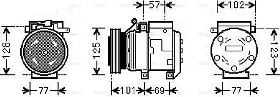 Ava Quality Cooling HYAK208 - Kompresor, klima-Uređaj www.molydon.hr