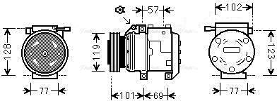 Ava Quality Cooling HYAK222 - Kompresor, klima-Uređaj www.molydon.hr