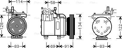 Ava Quality Cooling HY K199 - Kompresor, klima-Uređaj www.molydon.hr