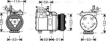 Ava Quality Cooling HY K196 - Kompresor, klima-Uređaj www.molydon.hr