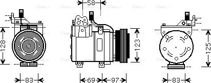 Ava Quality Cooling HY K198 - Kompresor, klima-Uređaj www.molydon.hr