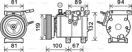 Ava Quality Cooling HYK341 - Kompresor, klima-Uređaj www.molydon.hr