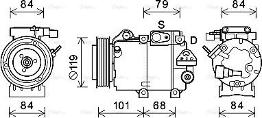 Ava Quality Cooling HYK374 - Kompresor, klima-Uređaj www.molydon.hr