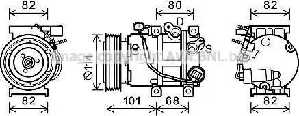 Ava Quality Cooling HYK377 - Kompresor, klima-Uređaj www.molydon.hr