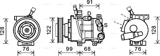 Ava Quality Cooling HYK296 - Kompresor, klima-Uređaj www.molydon.hr