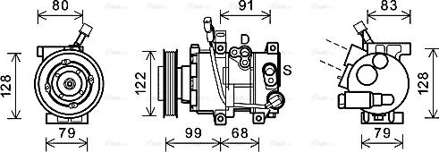 Ava Quality Cooling HYK297 - Kompresor, klima-Uređaj www.molydon.hr