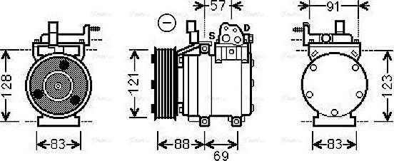 Ava Quality Cooling HYK258 - Kompresor, klima-Uređaj www.molydon.hr