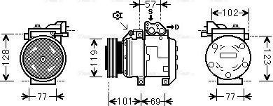 Ava Quality Cooling HY K222 - Kompresor, klima-Uređaj www.molydon.hr