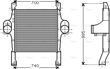 Ava Quality Cooling IV 4083 - Intercooler, hladnjak www.molydon.hr