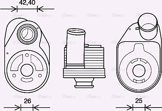 Ava Quality Cooling IV3136 - Uljni hladnjak, ulje za motor www.molydon.hr