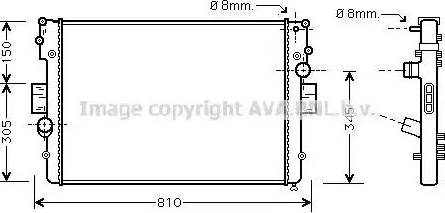 Ava Quality Cooling IV 2056 - Hladnjak, hladjenje motora www.molydon.hr