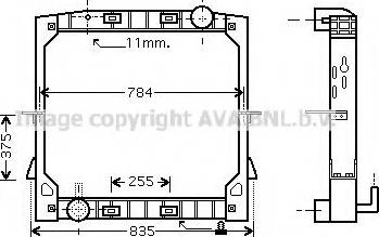 Ava Quality Cooling IVA2085 - Hladnjak, hladjenje motora www.molydon.hr