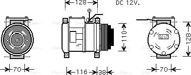 Ava Quality Cooling IVAK074 - Kompresor, klima-Uređaj www.molydon.hr