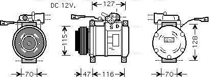 Ava Quality Cooling IVAK076 - Kompresor, klima-Uređaj www.molydon.hr