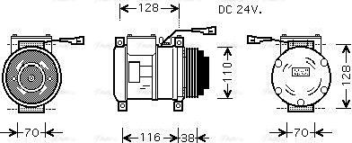 Ava Quality Cooling IVAK072 - Kompresor, klima-Uređaj www.molydon.hr