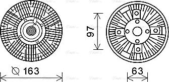 Ava Quality Cooling IVC108 - kvačilo, ventilator hladnjaka www.molydon.hr