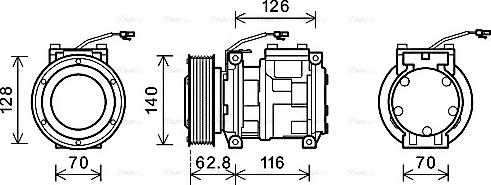 Ava Quality Cooling JDAK014 - Kompresor, klima-Uređaj www.molydon.hr