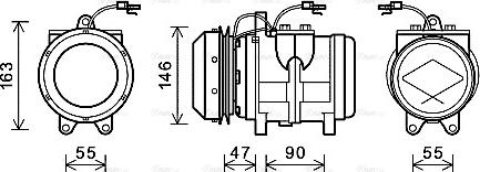 Ava Quality Cooling JDAK017 - Kompresor, klima-Uređaj www.molydon.hr