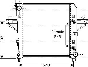 Ava Quality Cooling JE 2043 - Hladnjak, hladjenje motora www.molydon.hr