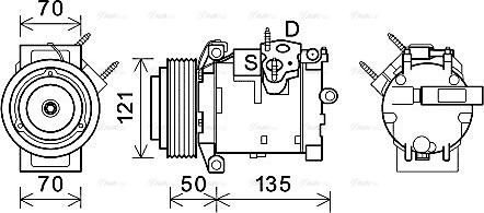 Ava Quality Cooling JEAK066 - Kompresor, klima-Uređaj www.molydon.hr