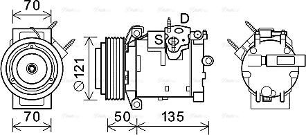 Ava Quality Cooling JEK066 - Kompresor, klima-Uređaj www.molydon.hr