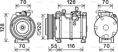 Ava Quality Cooling JEK068 - Kompresor, klima-Uređaj www.molydon.hr