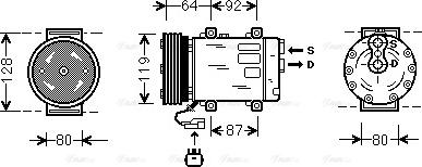 Ava Quality Cooling JE K029 - Kompresor, klima-Uređaj www.molydon.hr