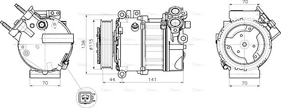 Ava Quality Cooling JRAK061 - Kompresor, klima-Uređaj www.molydon.hr