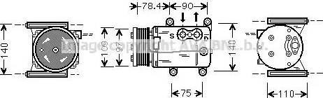 Ava Quality Cooling JR K026 - Kompresor, klima-Uređaj www.molydon.hr