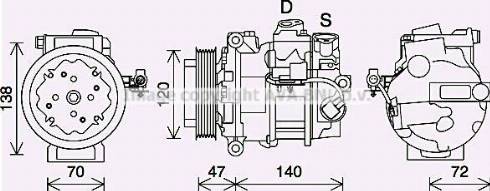 Ava Quality Cooling JRK057 - Kompresor, klima-Uređaj www.molydon.hr