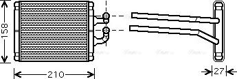 Ava Quality Cooling KA6067 - Izmjenjivač topline, grijanje unutrasnjeg prostora www.molydon.hr