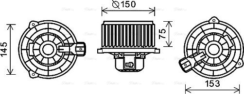 Ava Quality Cooling KA8243 - Ventilator kabine/unutrasnjeg prostora www.molydon.hr