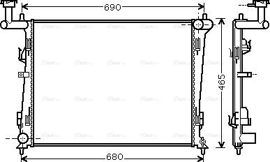 Ava Quality Cooling KA2097 - Hladnjak, hladjenje motora www.molydon.hr