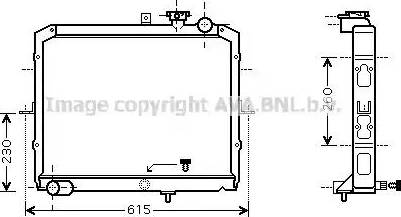 Ava Quality Cooling KA2036 - Hladnjak, hladjenje motora www.molydon.hr