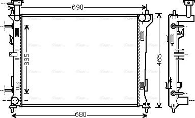 Ava Quality Cooling KA2160 - Hladnjak, hladjenje motora www.molydon.hr