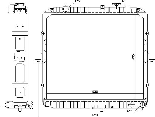 Ava Quality Cooling KA2347 - Hladnjak, hladjenje motora www.molydon.hr