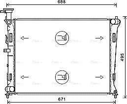 Ava Quality Cooling KA2237 - Hladnjak, hladjenje motora www.molydon.hr