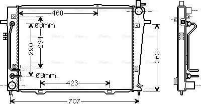 Ava Quality Cooling KAA2132 - Hladnjak, hladjenje motora www.molydon.hr