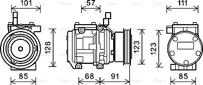 Ava Quality Cooling KAAK145 - Kompresor, klima-Uređaj www.molydon.hr