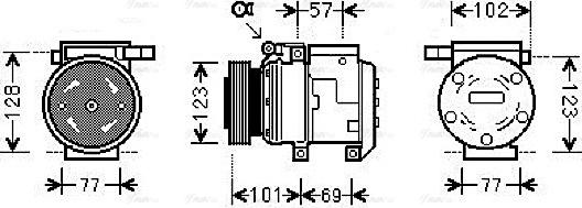 Ava Quality Cooling KAAK146 - Kompresor, klima-Uređaj www.molydon.hr