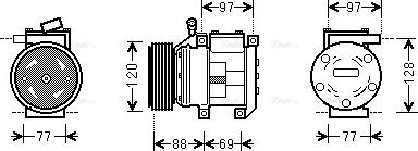 Ava Quality Cooling KAAK117 - Kompresor, klima-Uređaj www.molydon.hr