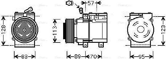 Ava Quality Cooling KAAK137 - Kompresor, klima-Uređaj www.molydon.hr