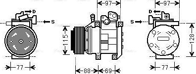 Ava Quality Cooling KAAK124 - Kompresor, klima-Uređaj www.molydon.hr