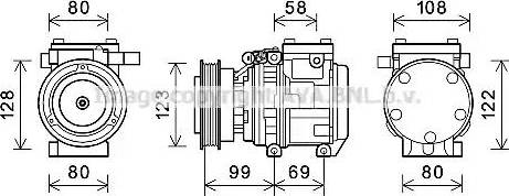 Ava Quality Cooling KAAK264 - Kompresor, klima-Uređaj www.molydon.hr