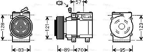 Ava Quality Cooling KAAK205 - Kompresor, klima-Uređaj www.molydon.hr